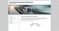 Desktop Screenshot of cincydist.com
